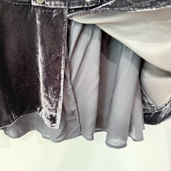 Free People Faye Velvet Jacket Military Style - Picture 7 of 13